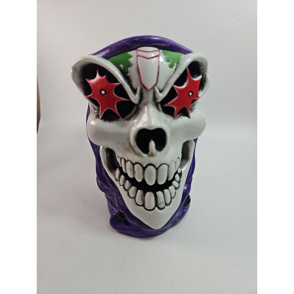 Red Monster Jam Grave Digger Monster Truck Racing Grim Reaper Plastic Mug Cup - Picture 2 of 8